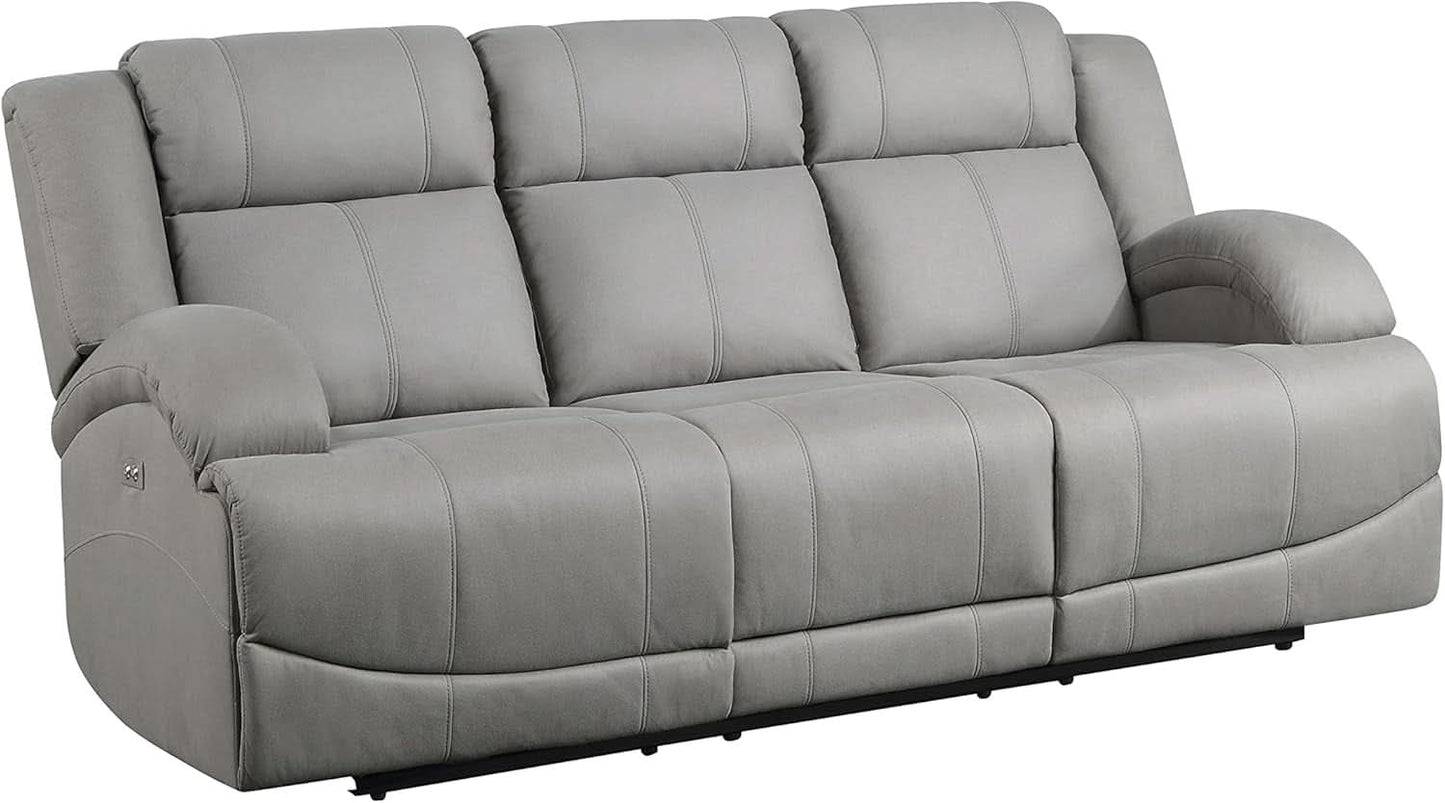 Landwood 3 Piece Power Reclining Living Room Set Gray-4