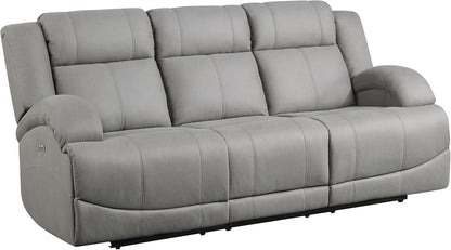 Landwood 3 Piece Power Reclining Living Room Set Gray-4