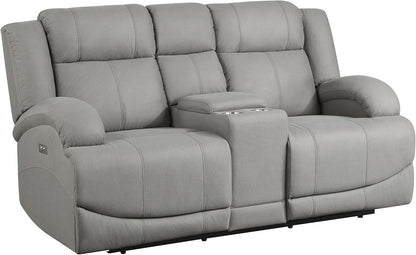 Landwood 3 Piece Power Reclining Living Room Set Gray-3